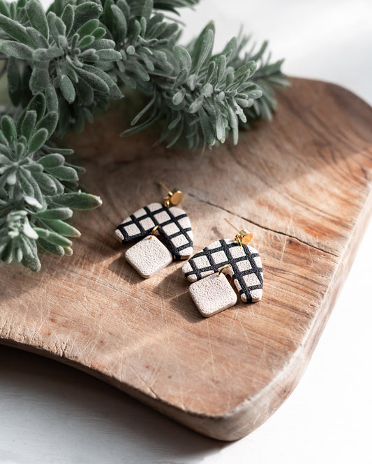 Holiday - Textured Grid Dangles